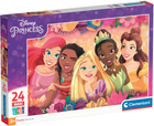 Пазл Clementoni Supercolor Disney Princess серія MAXI 24 елементи 24241 (8005125242412) - зображення 1