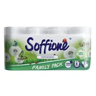 Туалетний папір Soffione Natural 3 шари 8 рулонів Білий (4820003833070)