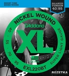Струны для бас-гитар DAddario EXL220BT XL Nickel Wound Bass Balanced Tension Super Light (40-95)