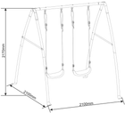 Huśtawka AXI 2-osobowa (8717973932444) - obraz 3