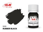 Акрилова фарба 12мл. - Rubber Black ICM (1039)