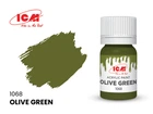 Акрилова фарба 12мл. - Olive Green ICM (1068)