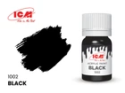 Акрилова фарба 12мл. - Black ICM (1002)