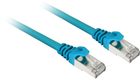 Патч-корд Sharkoon Cat 7a S/FTP 10 м блакитний (4044951029662)