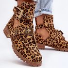 Botki damskie wysokie Rock Girl 40 Leopardowe (5905677015379) - obraz 7