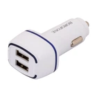 Автомобільний Зарядний Пристрій Borofone BZ14 Lightning 2USB2.4A Колір Бiлий