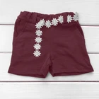 Кулирные шорты для девочки Malena 110 см бордовый