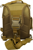 Тактическая сумка через плечо Tribe Sling Pack 6.5 л Койот (T-IE-0003-coyote) - изображение 4