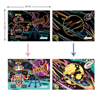 Zestaw do rękodzieła scratch-art Avenir Kosmos 8 kolorowanek CH191678 (6920773316785) - obraz 6
