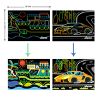 Набір для творчості скретч-арт Avenir Транспорт 8 розмальовок CH191681 (6920773316815) - зображення 4