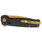 Ніж складаний SOG Terminus XR LTE Carbon/Gold чорний/золотий - зображення 4