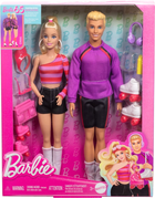 Zestaw lalek Mattel 65th Anniversary Barbie i Ken na wrotkach (0194735232437) - obraz 1