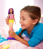 Лялька Mattel Barbie Dreamtopia Русалка з фіолетовим волоссям та хвостом 29 см (0887961533439) - зображення 3