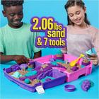 Zestaw dla lepienia Spin Master Kinetic Sand Walizka Syrenka (0778988346235) - obraz 5