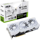 Відеокарта ASUS PCI-Ex GeForce RTX 4070 Ti Super TUF Gaming White OC Edition 16GB GDDR6X (256bit) (2670/21000) (2 x HDMI, 3 x DisplayPort) (90YV0KF2-M0NA00) - зображення 1