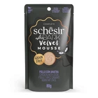 Вологий корм Schesir After Dark Chicken Duck Мус 80 г
