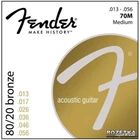 Струны для акустических гитар Fender 70M 80/20 Bronze (13-56) (073-0070-408)