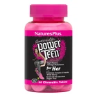 Витаминно-минеральный комплекс Natures Plus Мультивитамины для Девушек Power Teen Вкус Лесных Ягод 60 жевательных таблеток