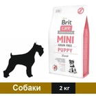 Сухой корм для щенков миниатюрных пород Brit Care Mini Grain Free Puppy