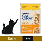 Влажный корм Purina Cat Chow Adult с курицей и кабачками 85 г