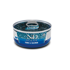 Влажный корм для кошек Farmina N&D Grain Free Ocean Cat Tuna & Salmon 70 г