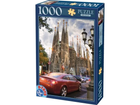 Puzzle D-Toys Hiszpania Barcelona Sagrada Familia 68 x 47 cm 1000 elementów (5947502870623)