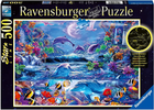 Puzzle Ravensburger Świecące Magiczny świat 49 x 36 cm 500 elementów (4005556150472) - obraz 1