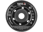Диск-фреза шлифовальный к УШМ YATO YT-5918по дереву, шпаклевке, гипсу; Ø=120/22.2 мм, t= 18 мм шорстк № 2