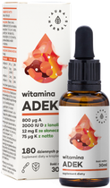 Вітамін ADEK Aura Herbals 30 мл стійкість (AH733)