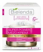 Активный омолаживающий крем Bielenda ANTI-AGE дневной/ночной SKIN CLINIC PROFESSIONAL 50 мл