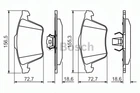 Комплект гальмівних колодок Bosch (0986494492)
