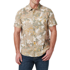 Рубашка тактическая 5.11 Tactical® Wyatt Print Short Sleeve Shirt L Sand Dune Canopy Camo