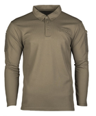 Футболка Поло тактическая с длинным рукавом TACTICAL LONG SLEEVE POLO SHIRT QUICK DRY L Olive