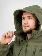 Чоловіча куртка Eagle Soft Shell JA-01-0 з флісом Green Olive XL - зображення 10