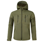 Мужская куртка Eagle Soft Shell JA-01-0 с флисом Olive Green 2XL - изображение 1