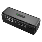 Источник бесперебойного питания Wi-Fi роутера модема терминала GPON 5V/9V/12V DC-UPC | 10400mAh, 36 Вт| Black