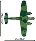 Klocki konstrukcyjne Cobi HC WWII Dornier DO 17Z-2 1385 elementów (5902251057541) - obraz 4