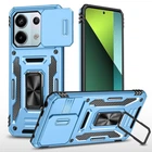 Ударостійкий чохол Camshield Army Ring Xiaomi Poco X6 Pro Light Blue