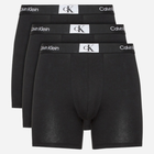 Zestaw majtek męskich typu bokserki bawełnianych Calvin Klein Underwear 000NB3529A-UB1 2XL 3 szt Czarny (8720107562608)