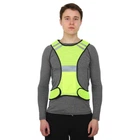 Жилет безопасности светоотражающий сигнальный на липучках Zelart RST-09-LED Neon Green