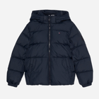 Kurtka młodzieżowa chłopięca zimowa Tommy Hilfiger KB0KB08341-DW5 150 cm Granatowa (8720644786253)