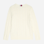 Sweter chłopięcy Tommy Hilfiger KB0KB08512-YBH 128 cm Biały (8720644786901) - obraz 3