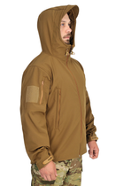 Тактична куртка WinTac Soft Shell VIKING Coyote 4XL койот - зображення 4