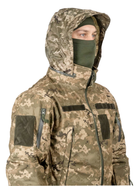 Демісезонна тактична куртка WinTac Soft Shell Stalker MM14 XL піксель - изображение 4