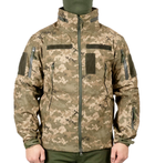 Демісезонна тактична куртка WinTac Soft Shell Stalker MM14 XXL піксель