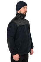 Тактична флісова кофта WinTac Jacket Dark blue Ultrasoft М-300 S темно синя - изображение 2