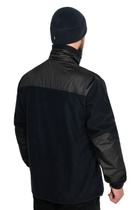 Тактична флісова кофта WinTac Jacket Dark blue Ultrasoft М-300 L темно синя - зображення 3