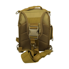 Сумка через плече Tribe Sling Pack 6,5 L T-IE-0003, coyote - изображение 5