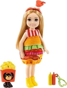 Лялька Барбі Челсі в костюмі Бургера Barbie Club Chelsea Dress-Up Doll in Burger Costume GRP69