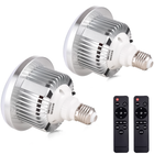 Світлодіодна LED лампа для софтбоксу Andoer SBK01, з пультом, цоколь E27, 3200-5500K, 85W, 2шт.